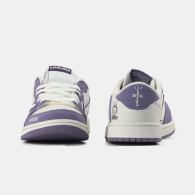 Jordan 1 Retro Low x Travis Scott x Labubu Purple (Фиолетовый) - фото 5 