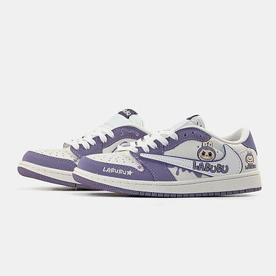 Jordan 1 Retro Low x Travis Scott x Labubu Purple (Фиолетовый) - фото 2 