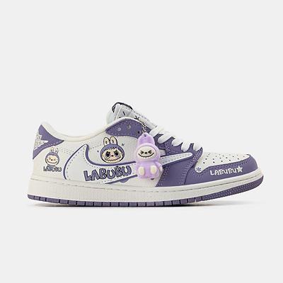 Jordan 1 Retro Low x Travis Scott x Labubu Purple (Фиолетовый) - фото 1 Hypebery