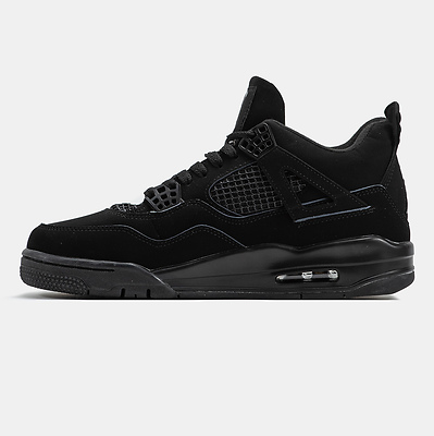 Air Jordan 4 Retro Black Cat CU1110-010 (Черный) - фото 4 