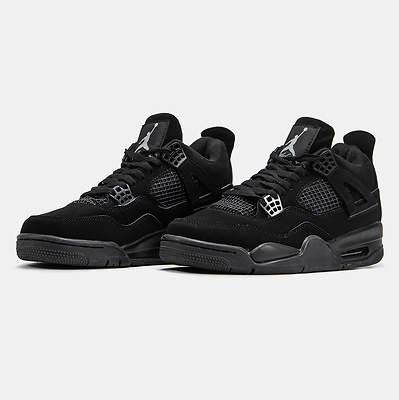 Air Jordan 4 Retro Black Cat CU1110-010 (Черный) - фото 2 