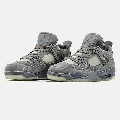 Air Jordan 4 Retro Kaws Grey 930155-003 (Серый) - фото 2 