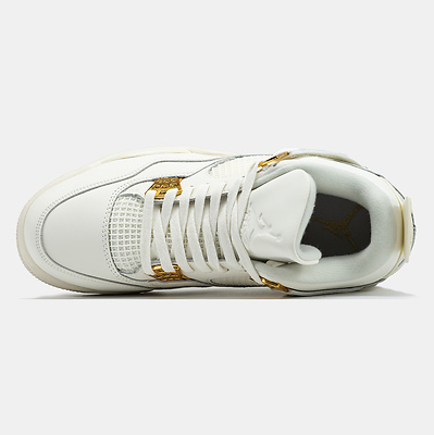 Air Jordan 4 Retro Metallic Gold AQ9129-170 (Белый) - фото 3 