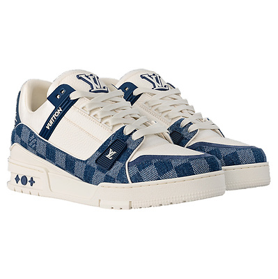 Louis Vuitton Trainer Damier Blue 1ACPRY (Синий) - фото 2 