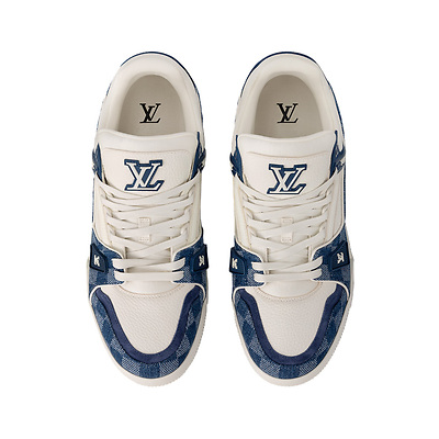 Louis Vuitton Trainer Damier Blue 1ACPRY (Синий) - фото 5 