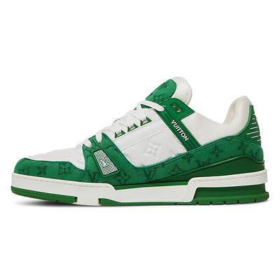Louis Vuitton Trainer 'Green Monogram Denim' 1A9JHV (Зеленый) - фото 8 