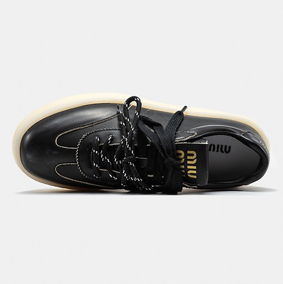 Miu Miu Platform Black White (Черный) - фото 3 