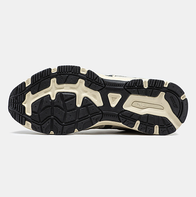 Mizuno Wave Rider S Beige Grey Black (Бежевый) - фото 6 
