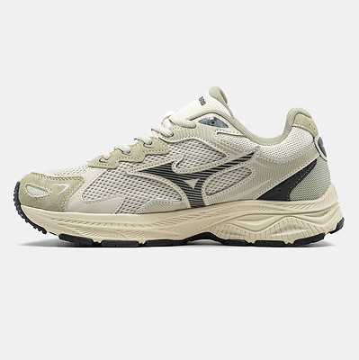 Mizuno Wave Rider S Beige Grey Black (Бежевый) - фото 4 