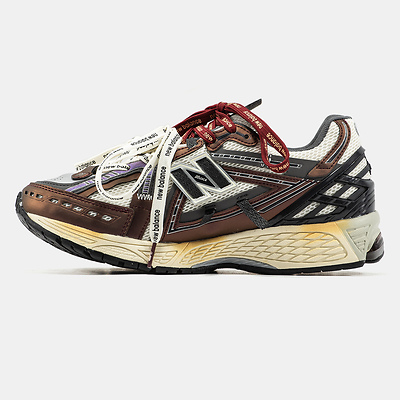New Balance 1906A Grey Burgundy Extreme Laces (Серый) - фото 4 