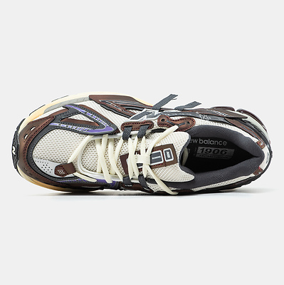 New Balance 1906A White Brown Purple (Белый) - фото 3 