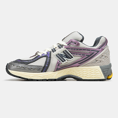 New Balance 1906R Silver Purple Yellow (Фиолетовый) - фото 4 
