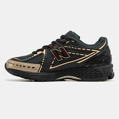 New Balance 1906R x KITH Dark Green Gold Burgundy (Черный) - фото 4 