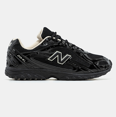 New Balance 204L Black Gloss Silver (Черный) - фото 1 Hypebery