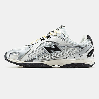 New Balance 204L White Silver Black (Белый) - фото 4 