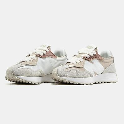 New Balance 327 Beige White Brown (Бежевый) - фото 2 
