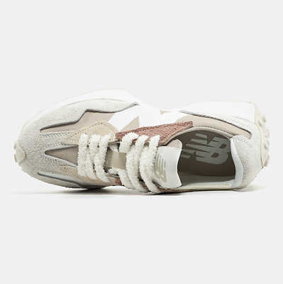 New Balance 327 Beige White Brown (Бежевый) - фото 3 