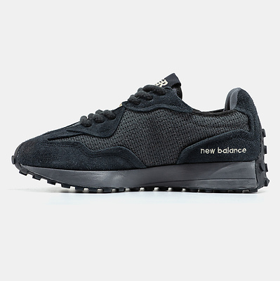 New Balance 327 Black Cream U327WVE (Черный) - фото 4 