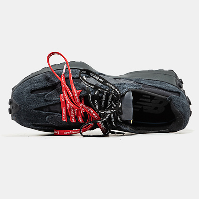 New Balance 327 Black Red/Black Laces (Черный) - фото 3 