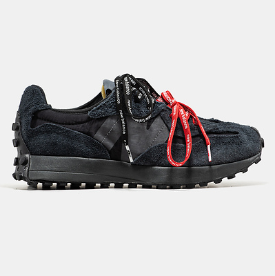 New Balance 327 Black Red/Black Laces (Черный) - фото 1 Hypebery