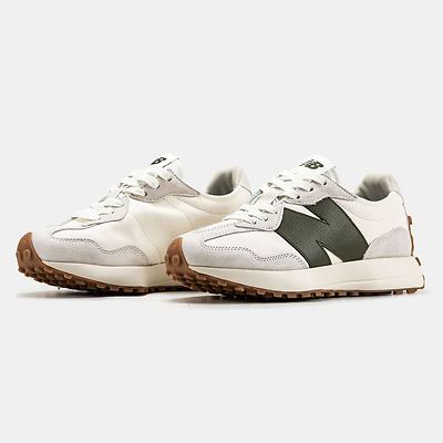 New Balance 327 Cream Olive Gum (Белый) - фото 2 