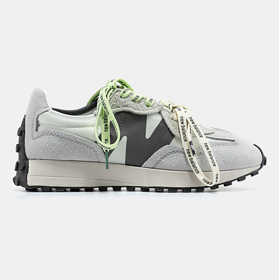 New Balance 327 Grey Black Neon (Черный) - фото 1 Hypebery