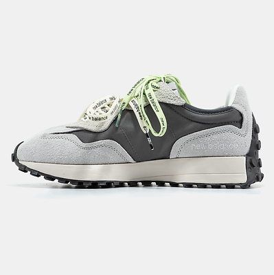 New Balance 327 Grey Black Neon (Черный) - фото 4 