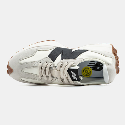 New Balance 327 White Black Gum (Белый) - фото 3 