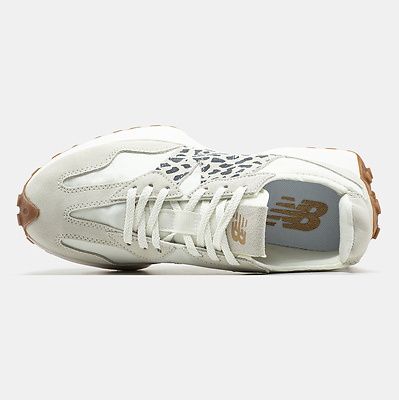 New Balance 327 White Grey Leopard (Белый) - фото 3 