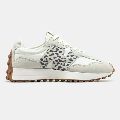 New Balance 327 White Grey Leopard (Белый) - фото 1 Hypebery