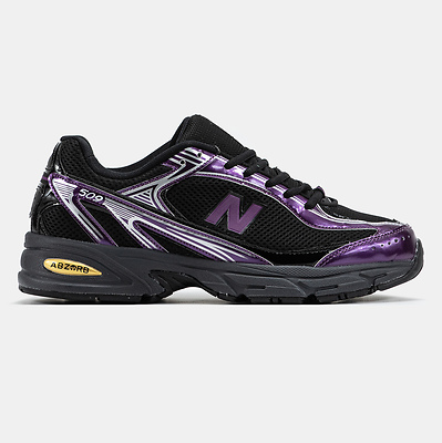 New Balance 509 Black Purple Gloss (Черный) - фото 1 Hypebery