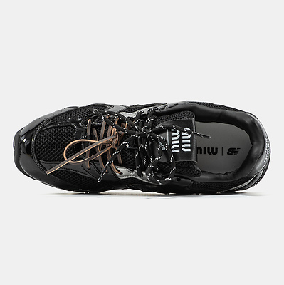 New Balance 530 x Miu Miu Mesh Black Silver (Черный) - фото 3 