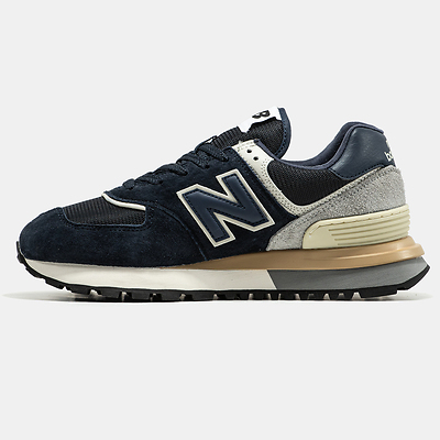 New Balance 574 Navy Grey (Синій) - фото 4 