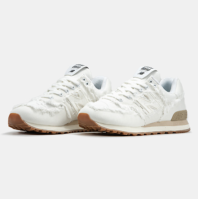 New Balance 574 x Miu Miu White Raw Edge (Белый) - фото 2 