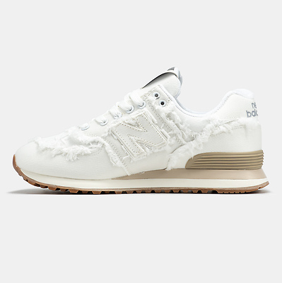New Balance 574 x Miu Miu White Raw Edge (Белый) - фото 4 