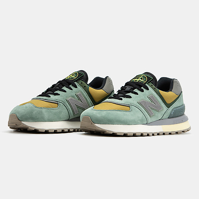 New Balance 574 x Stone Island Green (Зелений) - фото 2 