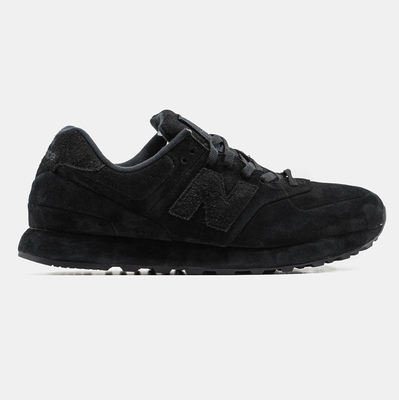 New Balance 574 x Stone Island Triple Black (Серый) - фото 1 Hypebery