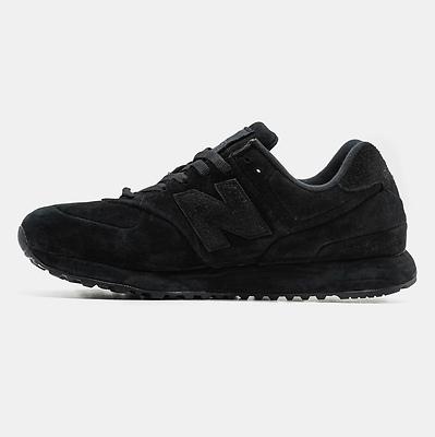 New Balance 574 x Stone Island Triple Black (Серый) - фото 4 