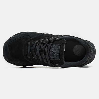New Balance 574 x Stone Island Triple Black (Серый) - фото 3 