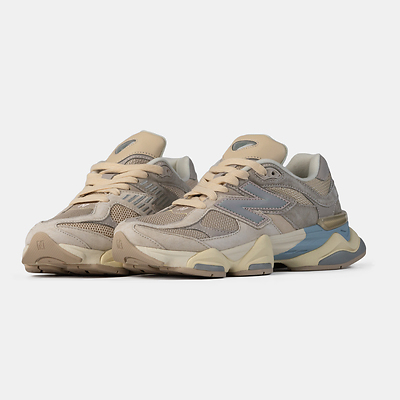 New Balance 9060 Beige Grey Blue (Бежевий) - фото 2 