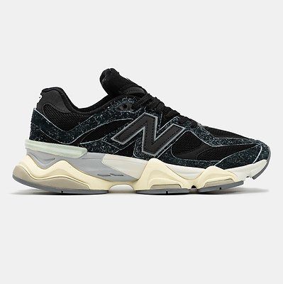 New Balance 9060 Black Grey Marble (Черный) - фото 1 Hypebery