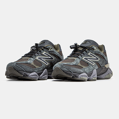 New Balance 9060 Black Olive Grey (Серый) - фото 2 