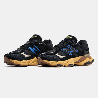New Balance 9060 Black Royal Gum U9060RE (Черный) - фото 2 