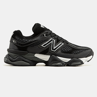 New Balance 9060 Black Silver Shoe Palace Exclusive