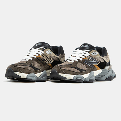 New Balance 9060 Brown Black Grey (Коричневый) - фото 2 