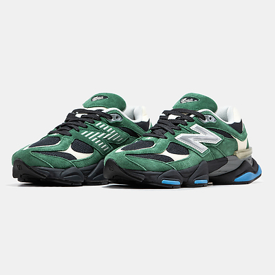 New Balance 9060 Green Black Blue (Зеленый) - фото 2 