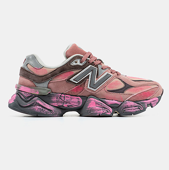 New Balance 9060 Rosewood Pink Distressed