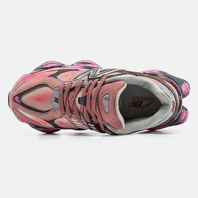 New Balance 9060 Rosewood Pink Distressed (Сірий) - фото 3 