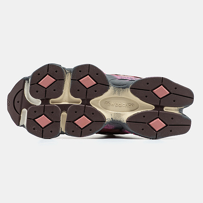 New Balance 9060 Rosewood Pink Distressed (Сірий) - фото 6 