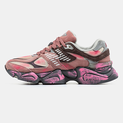 New Balance 9060 Rosewood Pink Distressed (Сірий) - фото 4 